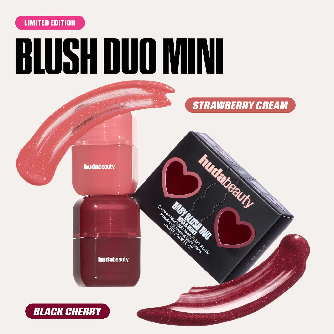 HUDA BEAUTY - Mini Baby Blush Duo Set - Medaid International
