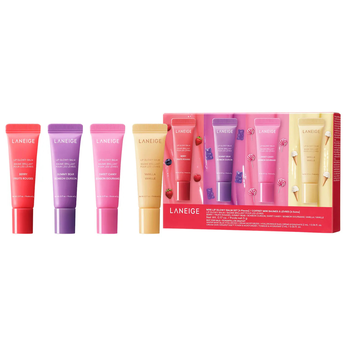 LANEIGE - Mini Lip Glowy Balm Set - Medaid International