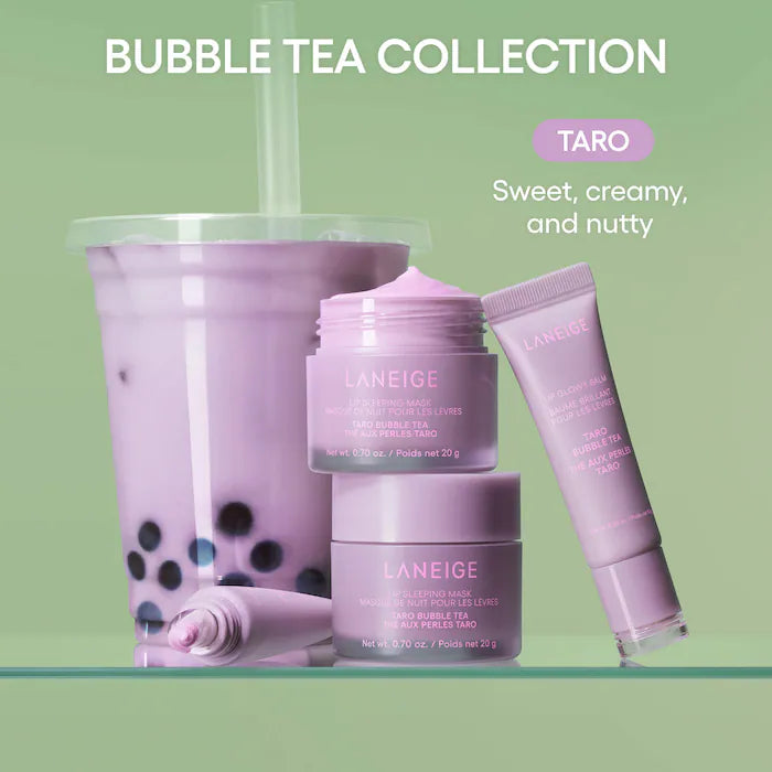 LANEIGE  Lip Sleeping Mask – Intense Hydration Lip Treatment with Vitamin C-BUBBLE TEA
