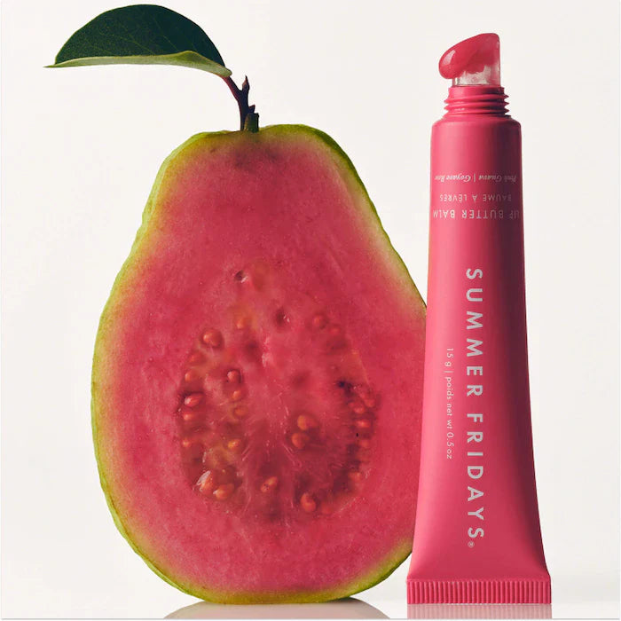 Summer Fridays  Lip Butter Balm Treatment for Hydration + Nourishing Shine Pink GuavaNew