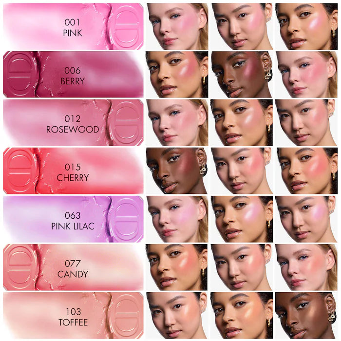 DIOR  Rosy Glow Blush StickColor: 012 Rosewood - a rosewood