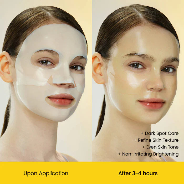 Biodance  Radiant Vita Niacinamide Real Deep Mask – 1 mask for Brightening Dull Skin & Dark Spot Care