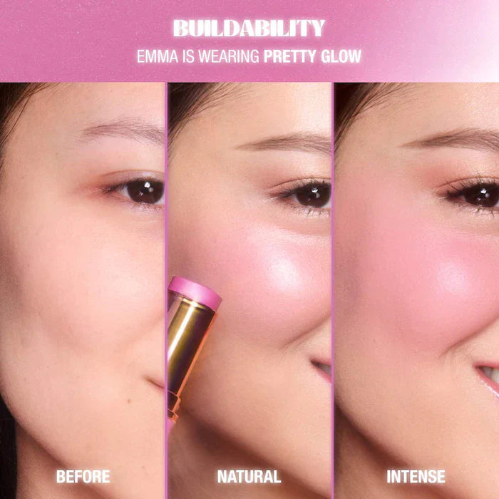 Charlotte Tilbury  Unreal Lip + Cheek Glow Blush Stick with Hyaluronic Acid-Rosy Glow - warm rosy pinkNew