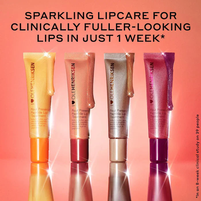 OLEHENRIKSEN  Pout Preserve Hydrating Peptide Lip Treatment-      Color: Strawberry Sorbet Glimmer