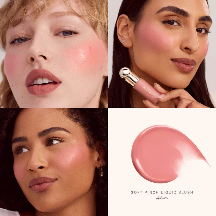 Rare Beauty by Selena Gomez  Soft Pinch Liquid Blush-Color: Adore - bright pink