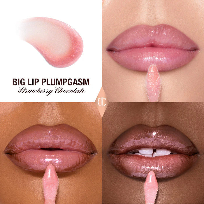 Charlotte Tilbury  Big Lip Plumpgasm Plumping Lip Gloss- STRAWBERRY CHOCOLATE