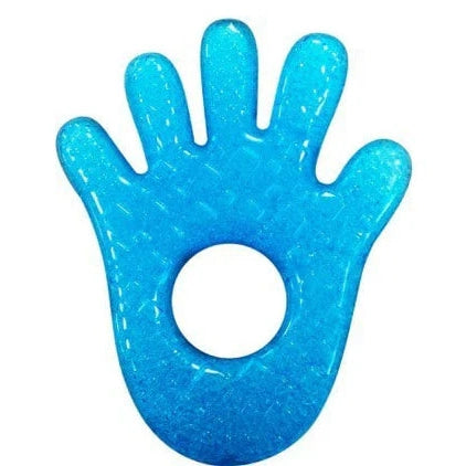 Munchkin - Fun Ice Chewy Teether 0m+ - Blue Hand Shape