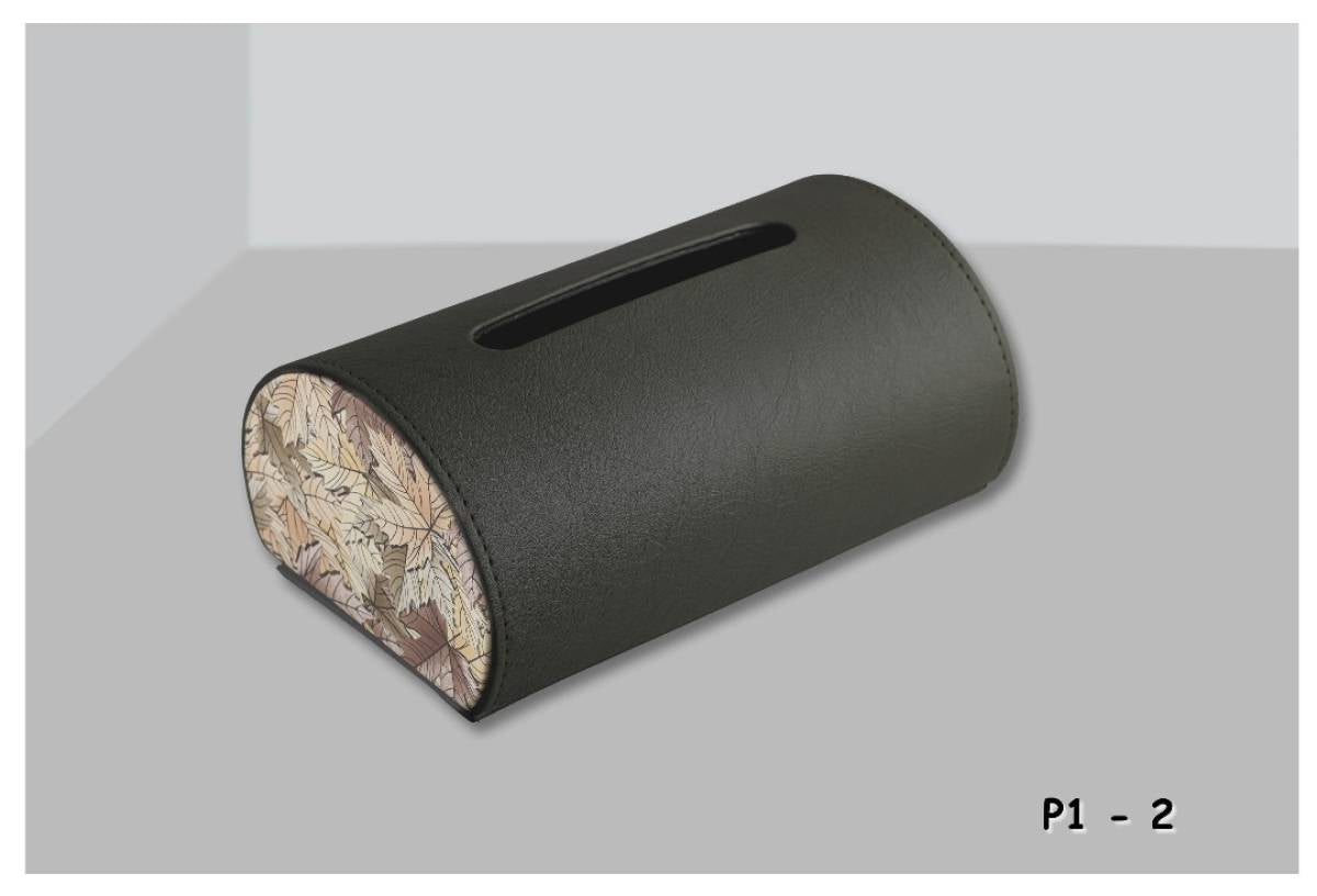 Leather R Tissue Box (R ) for Round