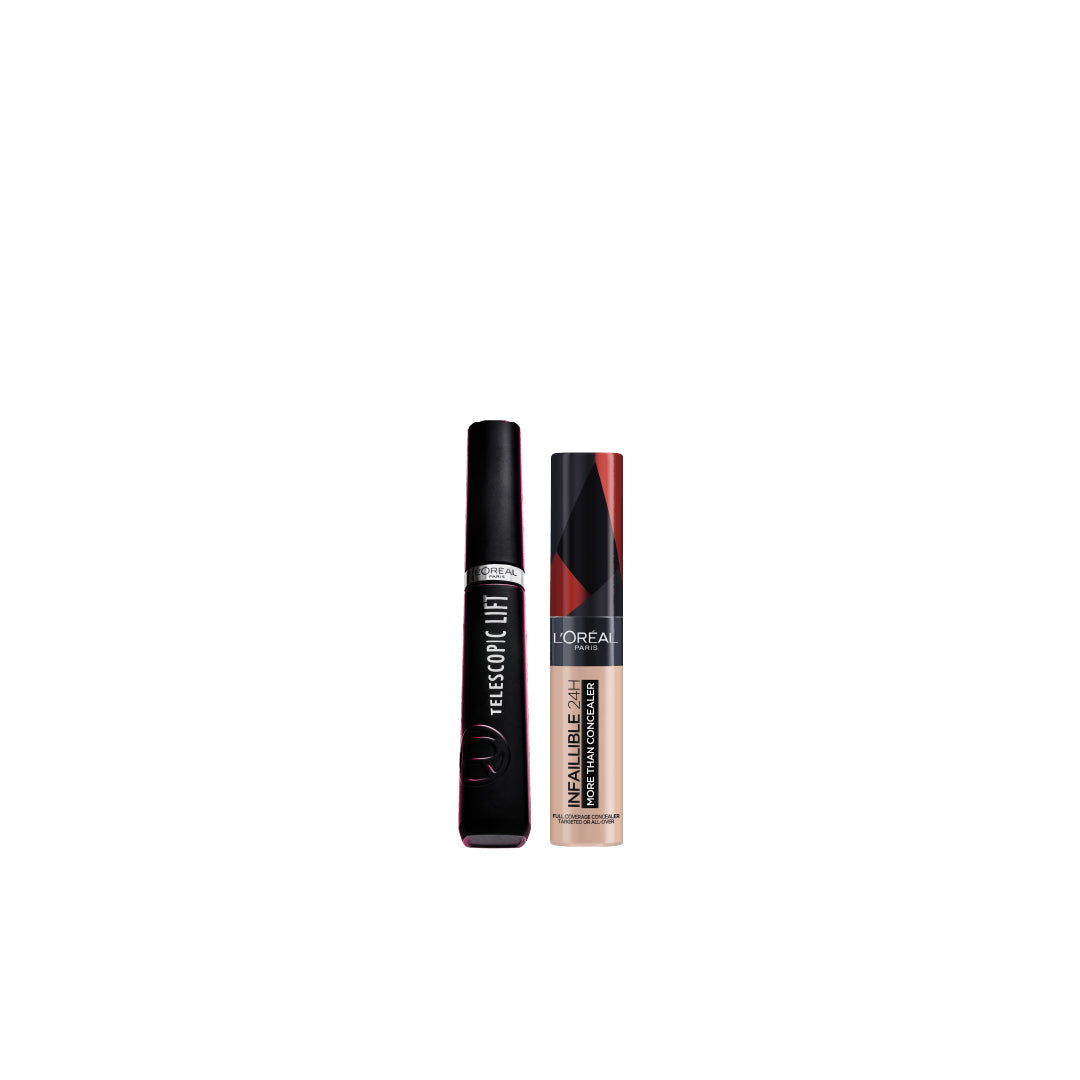 L’Oreal Paris Infaillible Concealer x Telescopic Mascara Bundle At 25% Off - Medaid International