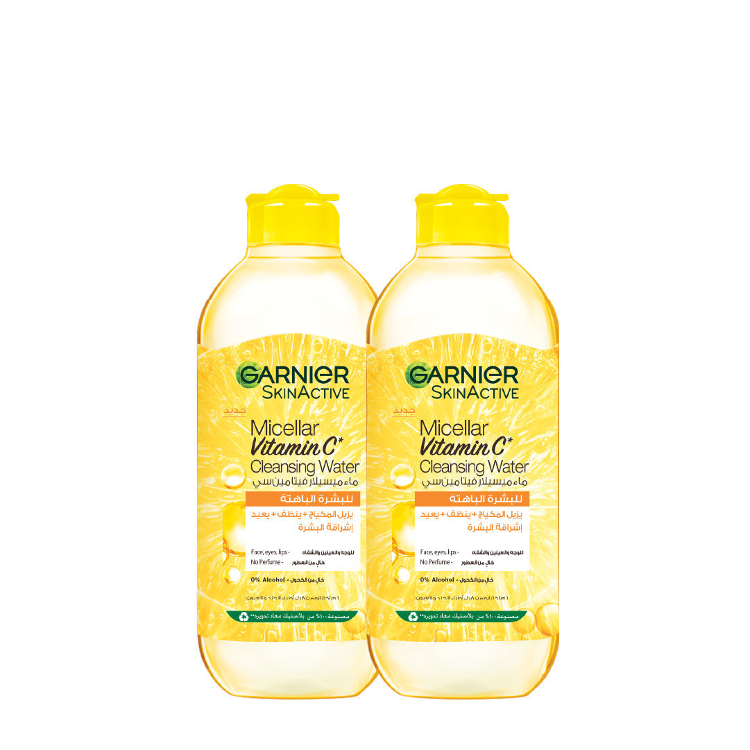 '-15% Garnier 2 x 400mL Vitamin C Micellar Water - Medaid International