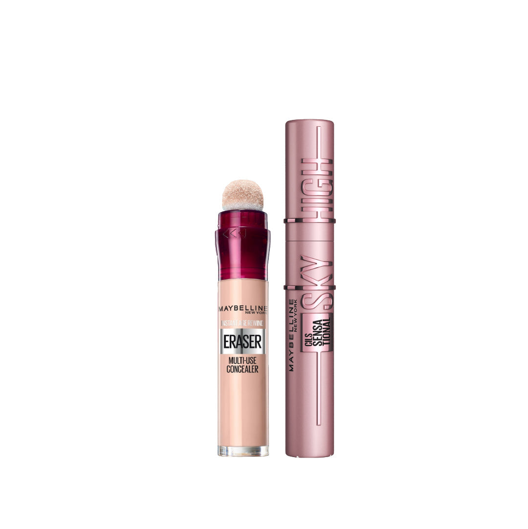 Maybelline Sky High Mascara  x Eraser Concealer Bundle with 15% OFF - Medaid International