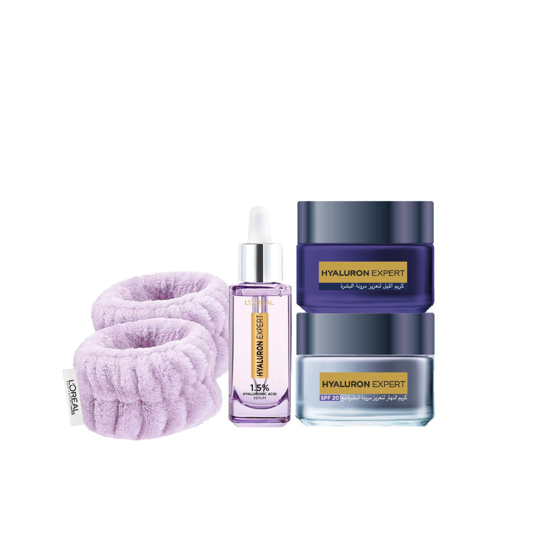 L'Oreal Hyaluron Moisturiser Trio 20% Off Bundle + Free Wrist Bands - Medaid