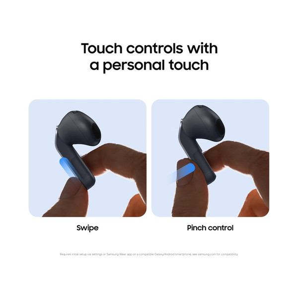 Samsung Galaxy Buds 4 (2026) AI True Wireless Bluetooth Earbuds, Noise Cancelling, Hi-Res Audio, 1-Way Speaker, New Fit, IP54, Live Translation