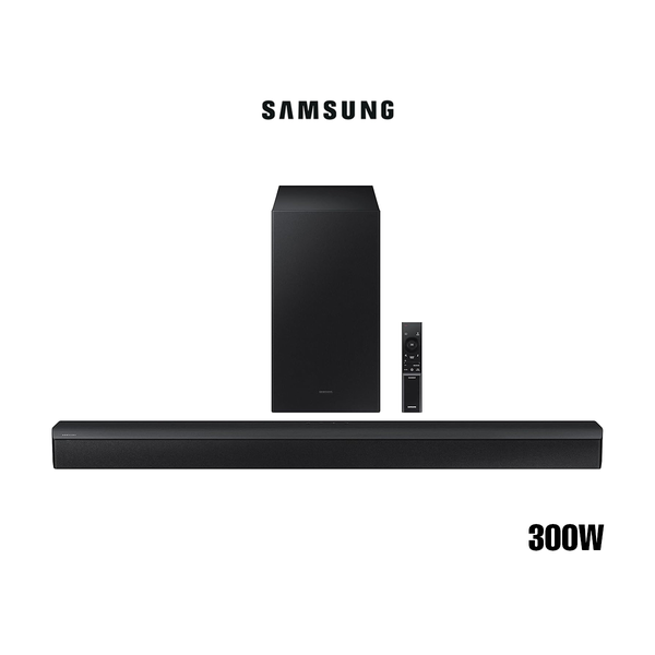 Samsung HW-B450 2.1ch Soundbar w/Dolby Audio, Subwoofer Included, Bass Boosted, Wireless Bluetooth TV Connection, Adaptive Sound Lite