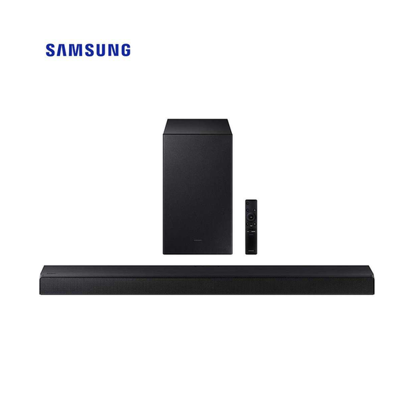 Samsung HW-B450 2.1ch Soundbar w/Dolby Audio, Subwoofer Included, Bass Boosted, Wireless Bluetooth TV Connection, Adaptive Sound Lite