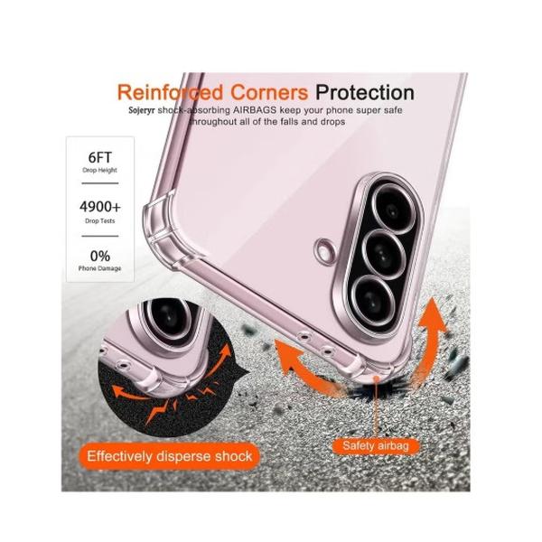Samsung Galaxy A56/A36 5G Protection Set - Clear Shockproof Case + Glass Screen Protector
