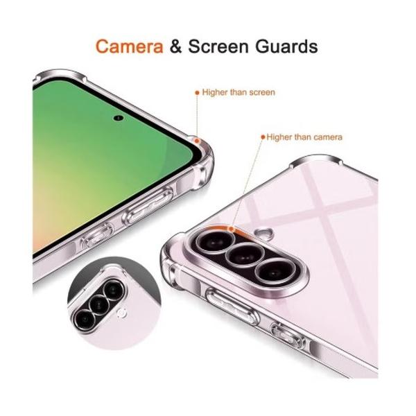 Samsung Galaxy A56/A36 5G Protection Set - Clear Shockproof Case + Glass Screen Protector