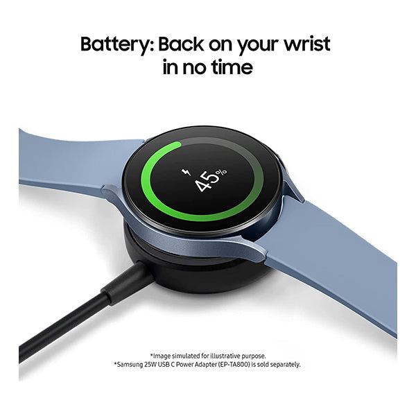 Samsung Galaxy Watch 5 40mm Bluetooth Smartwatch w/Body, Health, Fitness and Sleep Tracker, Improved Battery, Sapphire Crystal Glass, Enhanced GPS Tracking