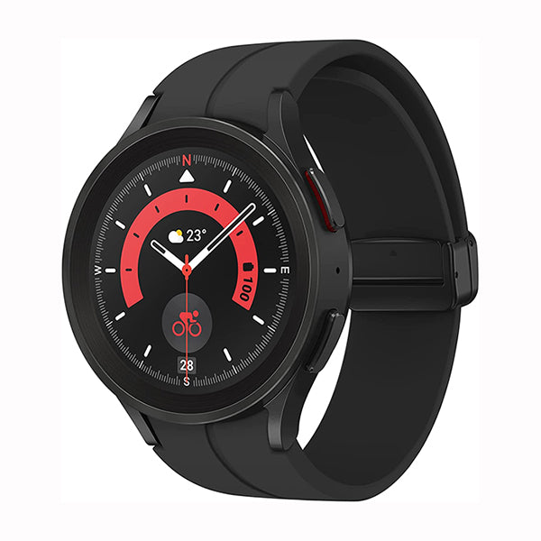 Samsung Galaxy Watch5 Pro 45mm Smartwatch, Body, Health, Fitness & Sleep Tracker, Sapphire Crystal Glass, GPS Route Tracking, Titanium Frame
