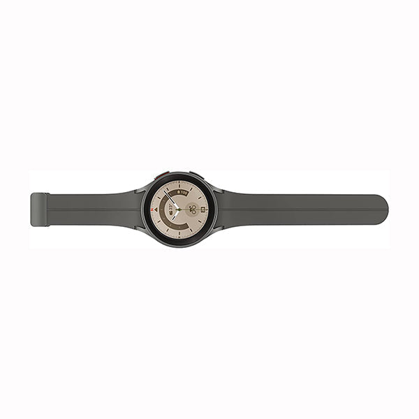Samsung Galaxy Watch5 Pro 45mm Smartwatch, Body, Health, Fitness & Sleep Tracker, Sapphire Crystal Glass, GPS Route Tracking, Titanium Frame