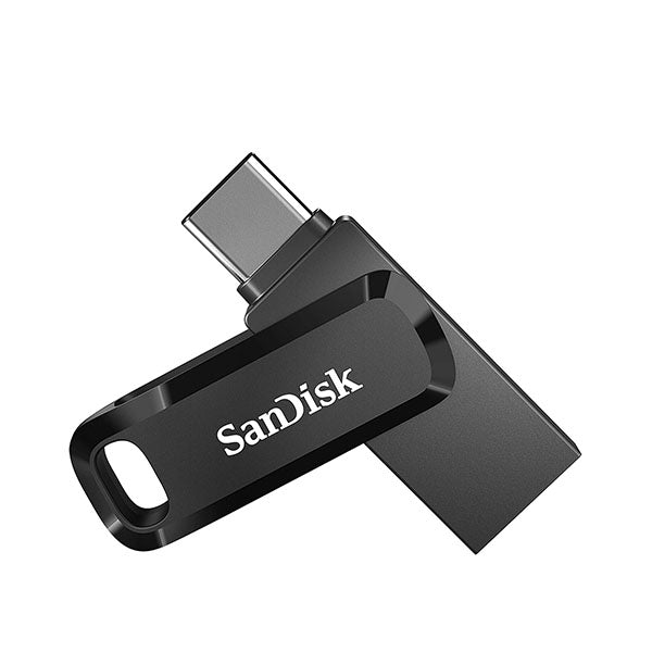 SanDisk 256GB Ultra Dual Drive Go USB Type-C Flash Drive, Black - SDDDC3-256G-G46