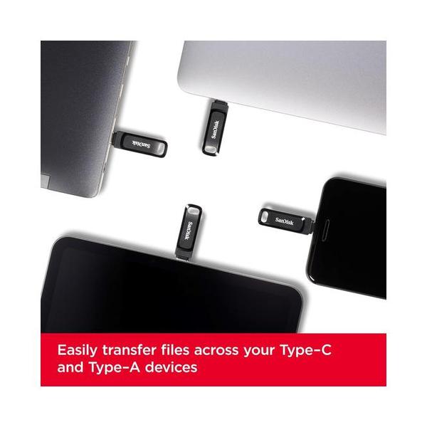 SanDisk 64GB Ultra Dual Drive Go USB Type-C Flash Drive - SDDDC3-64G-G46