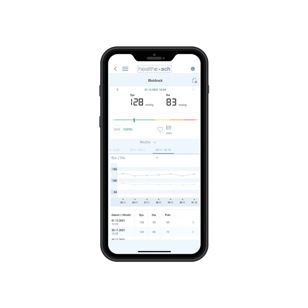 SANITAS BLOOD ORESSURE MONITOR »SBM 67«, BLUETOOTH® FUNCTION, WITH APP