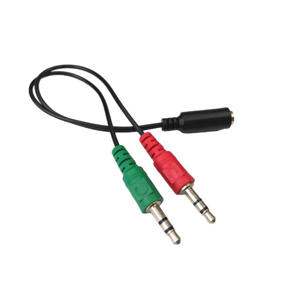 SANYO Audio AUX Splitter 1 3.5mm Female to 2 3.5mm Y Male - CB30