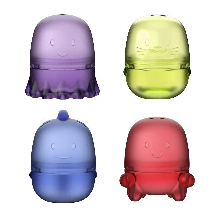 Ubbi - Interchangeable Bath Toys - Round Translucent