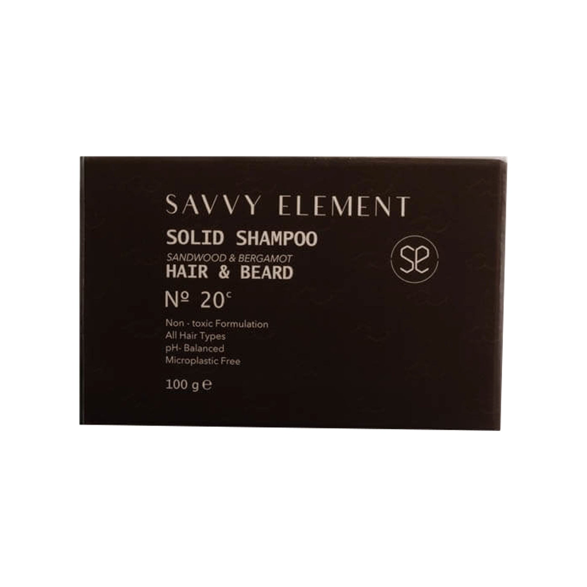 SAVVY ELEMENT SOLID SHAMPOO - HAIR &  BEARD - Medaid International