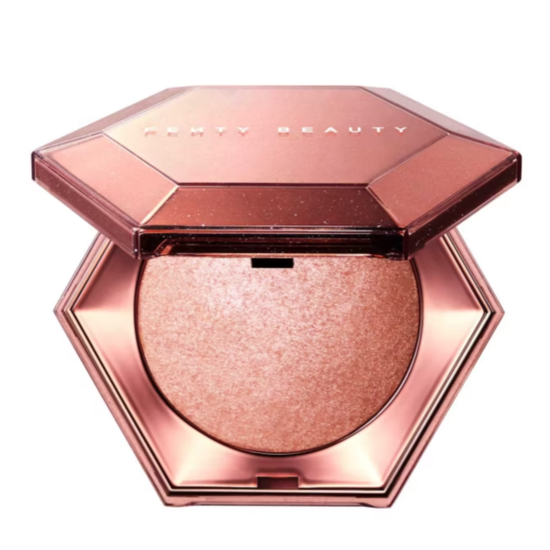 Fenty Beauty Diamond Bomb All-Over Diamond Veil-Rosé Rave - pure pink & gold sparkle