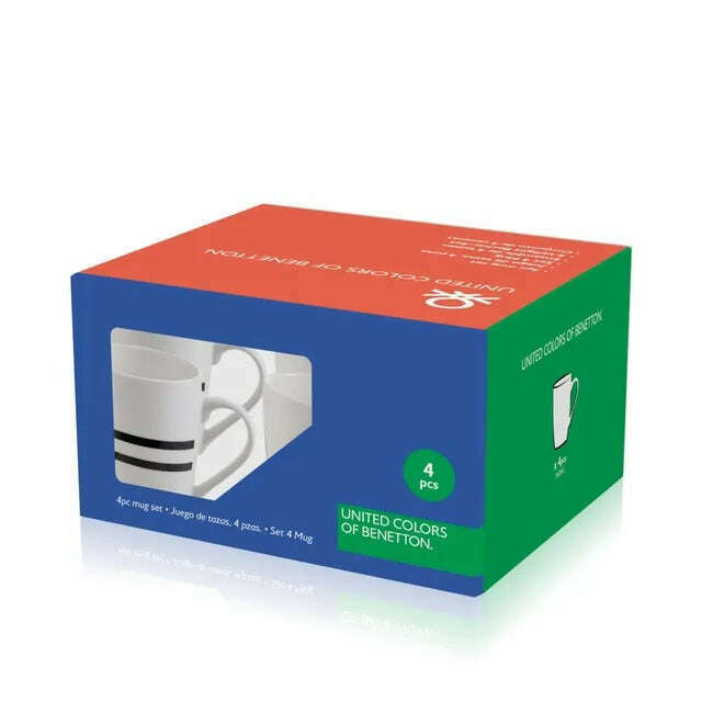 Black&White Collection, Set of 4 Mugs - Medaid International