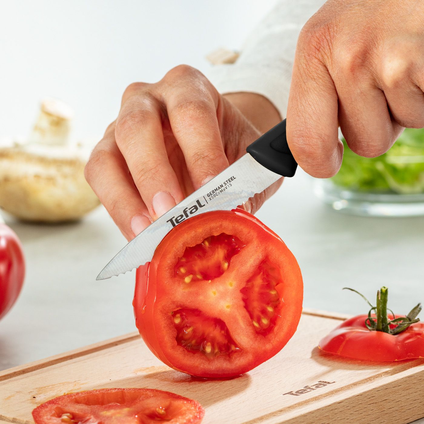 Tefal COLORFOOD knife set 3 pcs. black