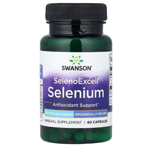 Swanson Vitamins, SelenoExcell®, Selenium, 200 mcg, 60 Capsules