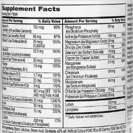 Sentry Senior, Multivitamin & Multimineral Supplement, Adults 50+, 265 Tablets