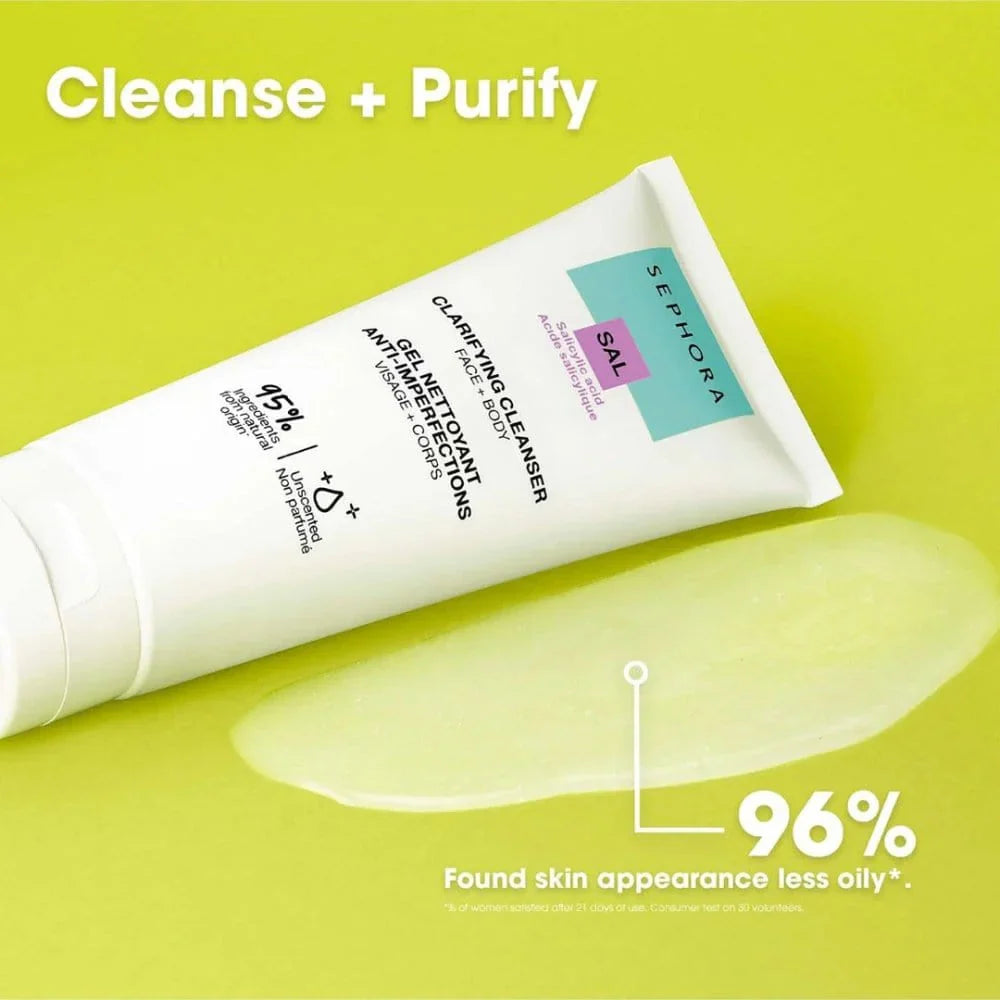 Sephora Clarifying face & body cleanser - Face + body cleanser 200 ml