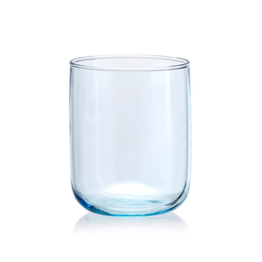 Set of 3 Iconic Blue Glass Glasses