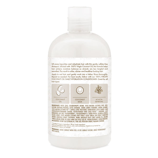 SHEA MOISTURE 100% VIRGIN COCONUT OIL SHAMPOO
