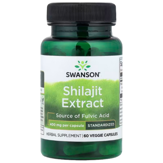 Swanson Shilajit Extract – 400 mg | 60 Capsules