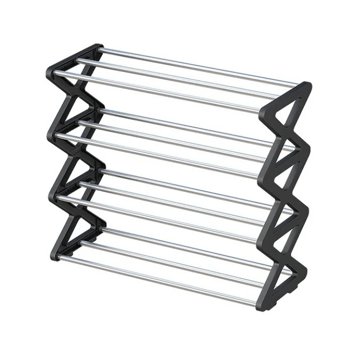 Shoe Rack Storage | Space Saver Black - Medaid International