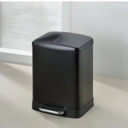 kela Rubbish separator Davino Black - 24 L