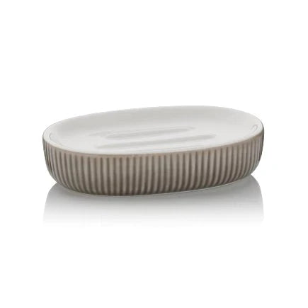 Kela Soap Dish Ava Stone Grey