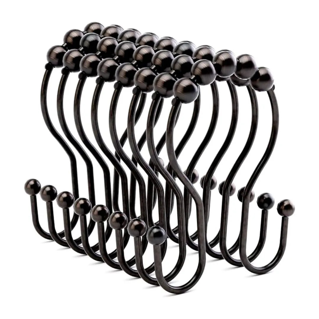 Shower Curtain Hooks (12 Pieces)