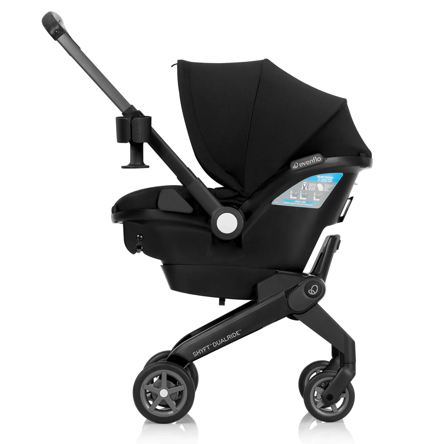 Evenflo Shyft Dualride Carseat + Stroller
