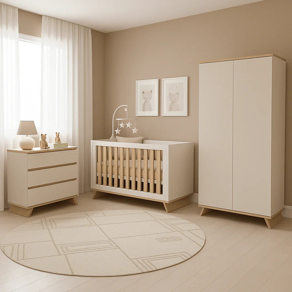 Faktum - Sienna 2 Doors Wardrobe Modern Push Open Doors - Cashmere