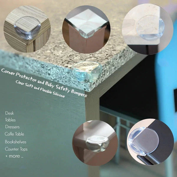 Transparent Silicone Corner Protectors