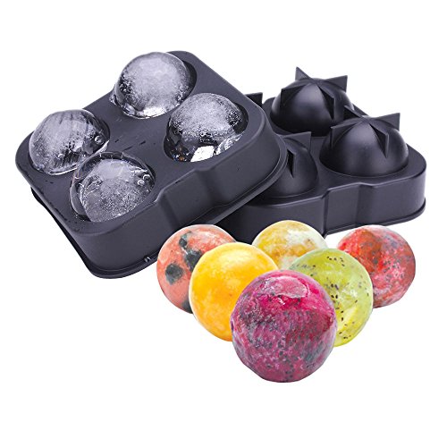 Silicone Sphere Ice Mold with Cover, 6 Round Ice Balls - Medaid International