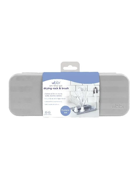 Ubbi - On The Go Drying Rack - Grey
