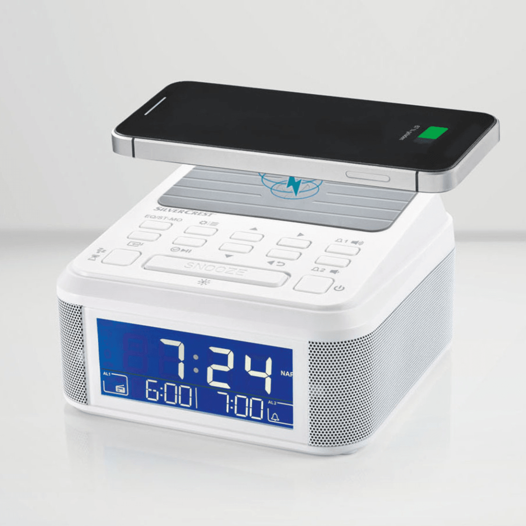 SILVERCREST® Radio Alarm Clock With Bluetooth® SURQ 4 A2