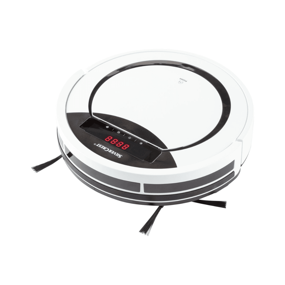 SILVERCREST Robot Vacuum Cleaner, 300 ML Dust Container, 90 Min Autonomy